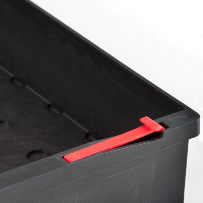 UNIQUE "STOP-IN-OPEN-POSITION" DRAWERS SYSTEM